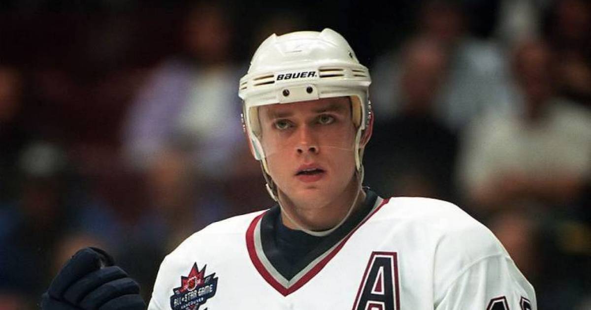 Picture of Pavel Bure at his first practice as a Canuck at