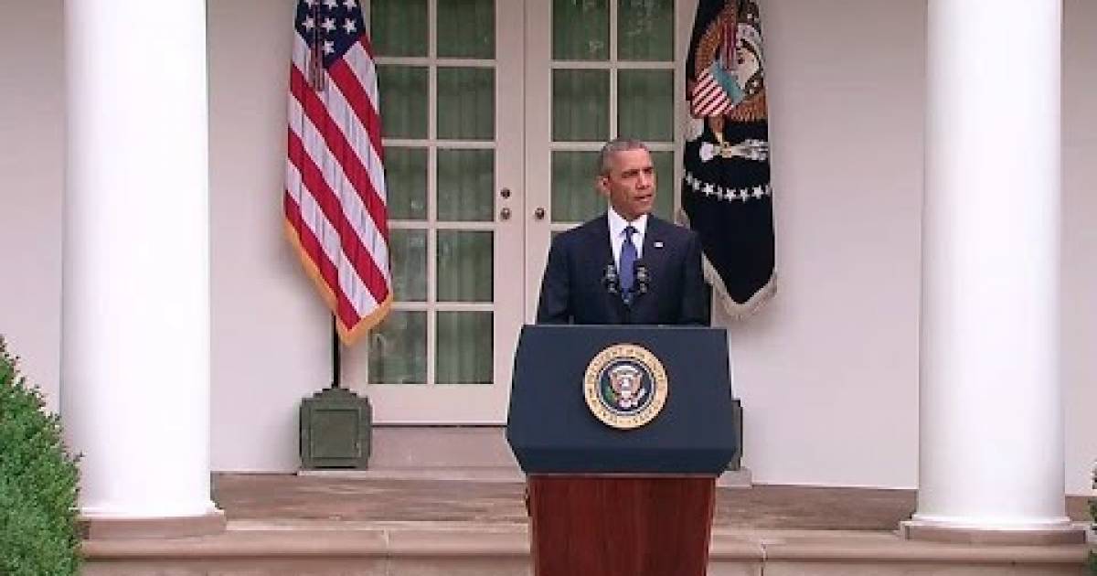U S President Barack Obama speaks on the Supreme Court #39 s decision