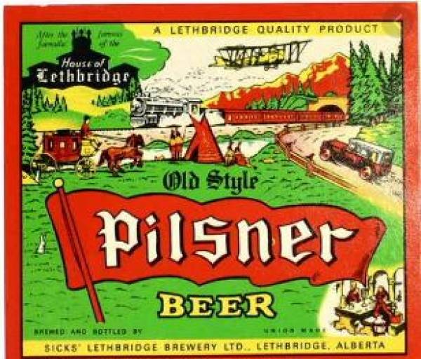 pilsner beer label