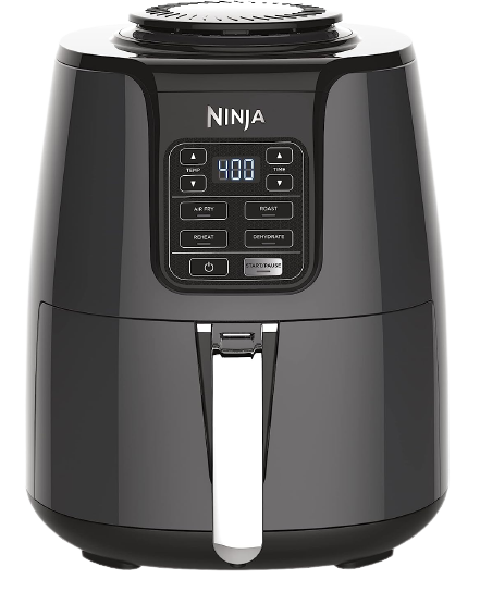 Ninja AF101 Air Fryer, 4 Qt, Black/gray
