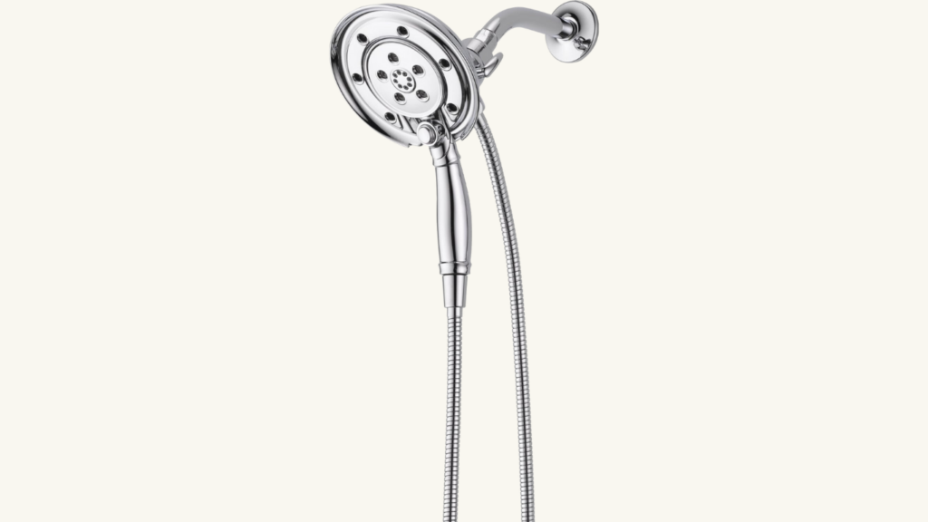 Delta Faucet Kinetic Technology Two-in-One Hand Shower Head