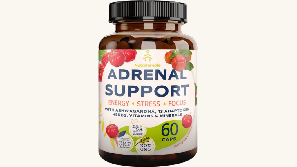 NutraTemple Adrenal Support & Cortisol Manager