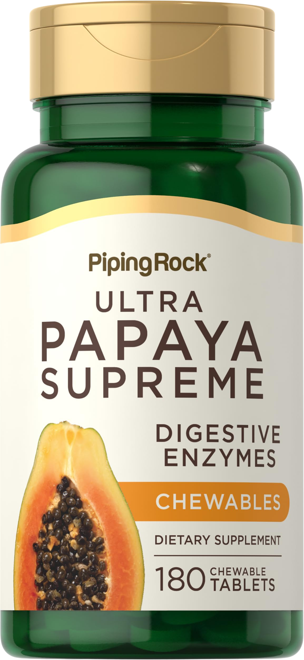 Piping Rock Papaya Enzymes Chewable