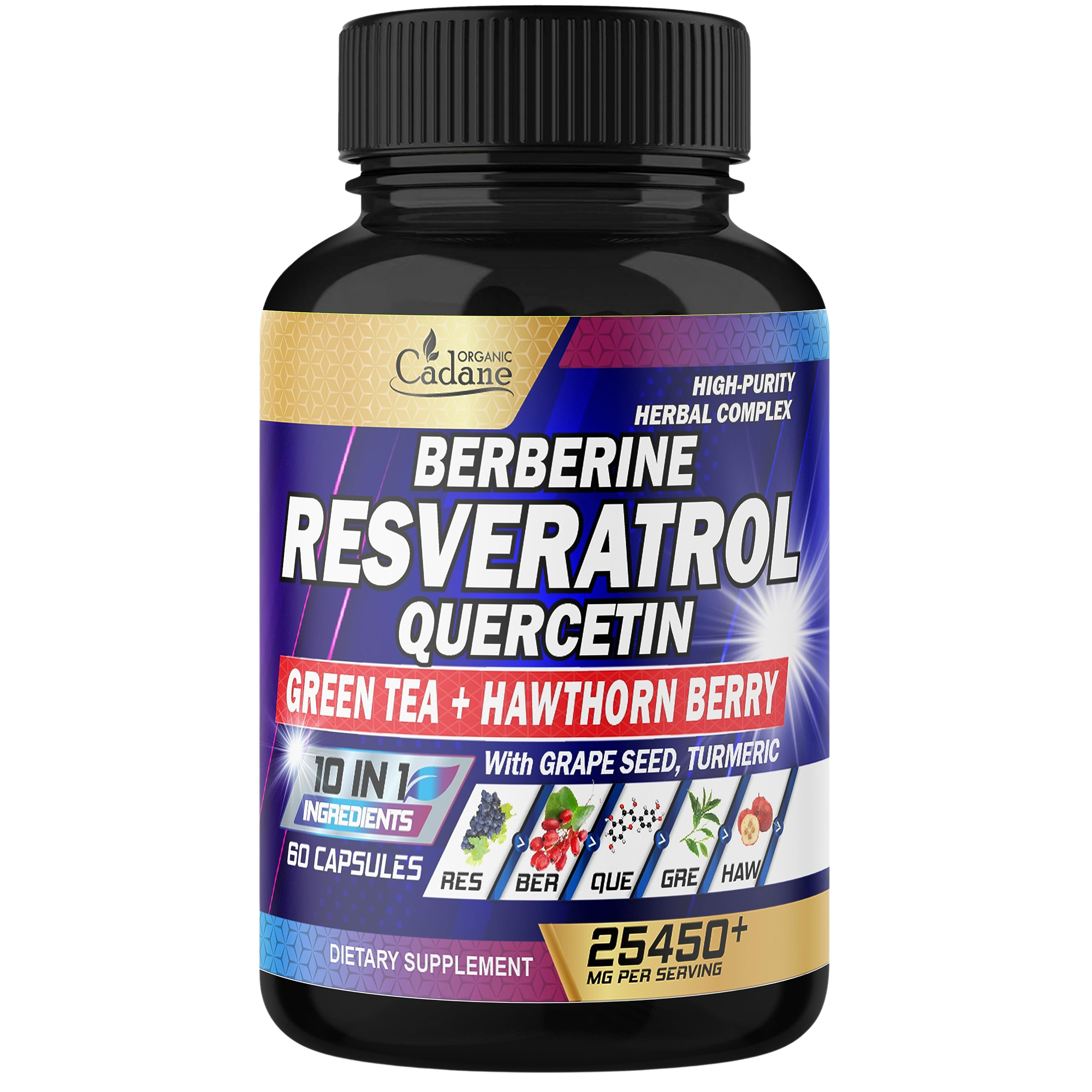 Organic Cadane Resveratrol Supplement