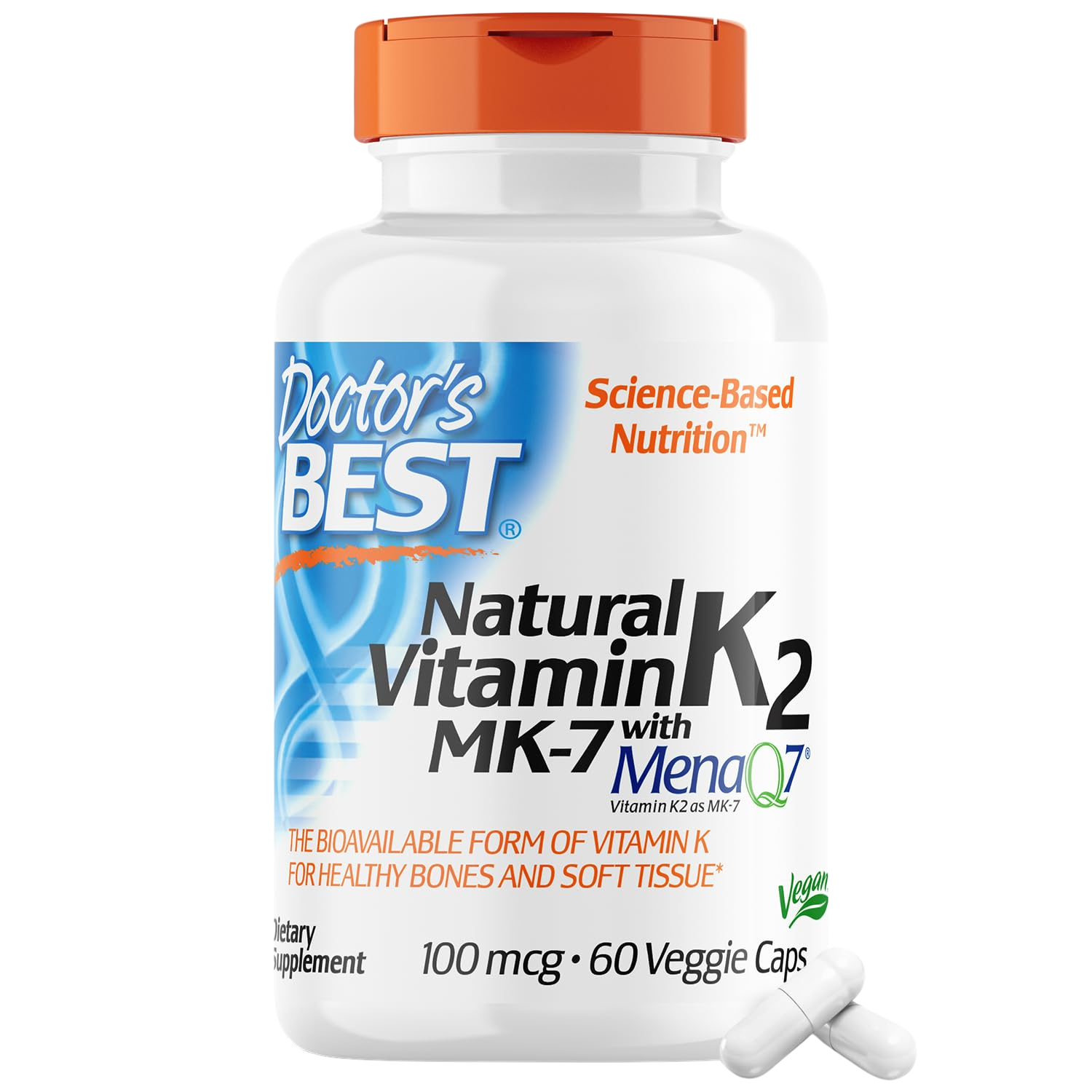 Doctor's Best Natural Vitamin K2 Mk-7 with MenaQ7
